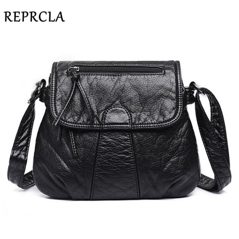 Reprcla Brand Designer Women Messenger Bags Crossbody Soft Pu Leather Shoulder Bag High Quality