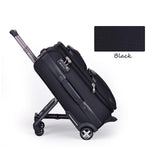 Letrend Multifun Men Business Rolling Luggage Casters Travel Duffle Wheel Suitcase Oxford Trolley