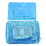 6Pcs Travel Storage Bags Shoes Clothes Toiletry Organizer Luggage Pouch Kits Wholesale Bulk Lots