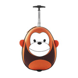 I-Baby 3D Animal Design Kids Luggage Rolling Toddler Travel Case Cartoon Boarding Carry On