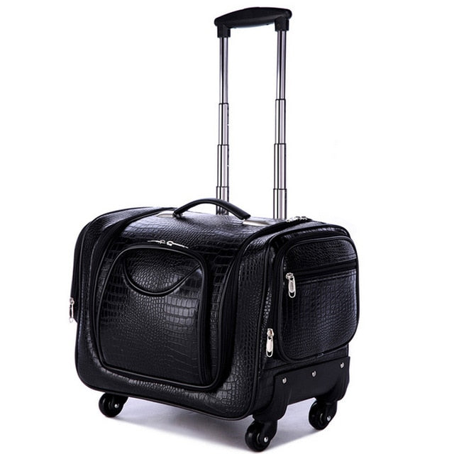 Shop Letrend Crocodile Rolling Luggage Spinne – Luggage Factory