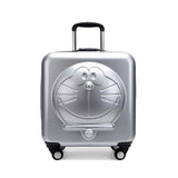 New Children Doraemon Cartoon Luggage 3D Stereo Machine Cat Luggage Universal Wheels Trolley