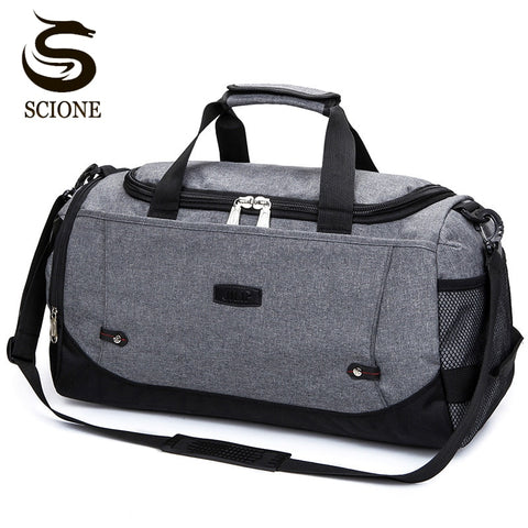 Scione Nylon Travel Bag Large Capacity Men Hand Luggage Travel Duffle Bags Nylon Weekend Bags Women