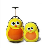 Child Travel Bag Trolley Luggage Child Cuties Bees Kindergarten School Bag Scooter Luggage Box