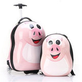 Child Travel Bag Trolley Luggage Child Cuties Bees Kindergarten School Bag Scooter Luggage Box