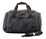 Men Duffle Bag Canvas Carry On Weekend Bag Male Tote Overnight Multifunction Military Large