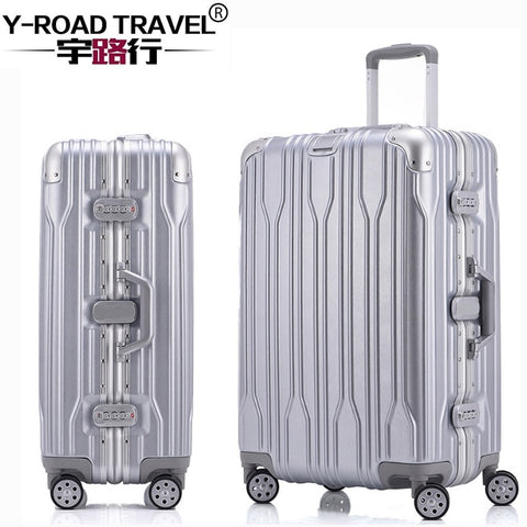 20'24'26'28' Aluminum Frame Spinner Luggage Carry-On Cabin Tsa Scratch Resistant Travel Trolley