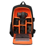 Multi-Functional Waterproof Digital Dslr Photo Padded Backpack W/ Rain Cover Camera Soft Bag Laptop