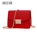Aeclvr Small Women Bags Pu Leather Messenger Bag Clutch Bags Designer Mini Shoulder Bag Women