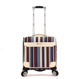 16 Inch Travel Suitcase Case For Women Trolley Travel Bags Spinner Wheels Student Rolling Luggage