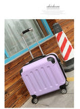 2017 Lovely 18 Inches Girl Students Trolley Case Cosmetic Bag Child Cartoon Brake Wheel Luggage