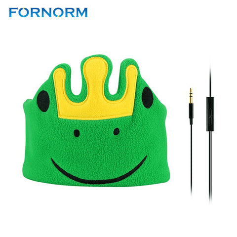 Fornorm Children Headphone Sport Headband Earphones Kids Earphones Music Wired Soft Adjustable