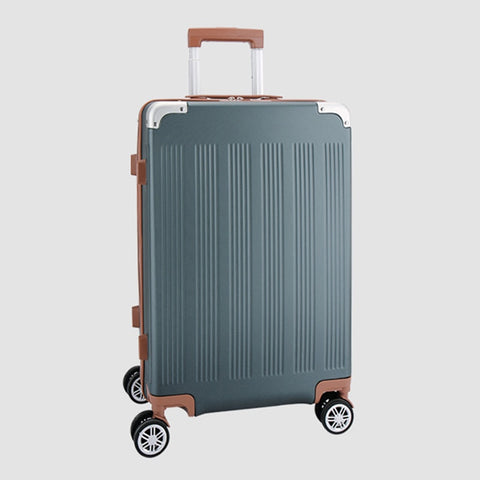 20"24"28"Inch Aluminum Trolley Luggage Bag ,Rolling Wheels Suitcase With Lock, Men'S