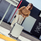 20"24"28"Inch Aluminum Trolley Luggage Bag ,Rolling Wheels Suitcase With Lock, Men'S