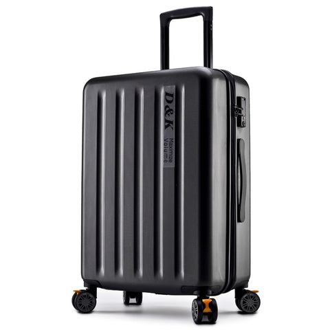 New Aluminum Rod Zipper Luggage, Pc Shell & Metal Drawbar Rolling Luggage Bag Trolley Case Travel