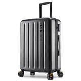 New Aluminum Rod Zipper Luggage, Pc Shell & Metal Drawbar Rolling Luggage Bag Trolley Case Travel