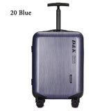 20'24'28' Zipper Luggage, Pc Shell & Metal Drawbar Rolling Luggage Bag Trolley Case Travel Suitcase
