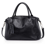 Anawishare Women Handbag Genuine Leather Shoulder Bag Cowhide Real Leather Ladies Totes Cow Leather