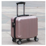 18" Travel Luggage Suitcase Spinner Wheels Boarding Case Trolley Suitcase  Wheeled Travel Rolling