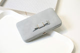 Colorful Bowknot Pendant Pu Leather Long Design Women Wallet Coin Purse Ladies Handbag Day Clutch