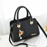21Club Brand Women Hardware Ornaments Solid Totes Handbag High Quality Lady Party Purse Casual