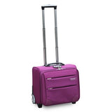 Small Mini Travel Trolley Luggage Drag Boxes Commercial 16 Inches Luggage,Black/Red,Purple,Blue