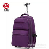 Men Oxford Travel Luggage Wheeled Rolling Backpacks Women Trolley Bags Business Travel Backpack Bag