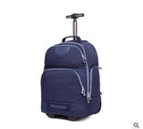 Double Use Travel Boarding Bag On Wheels Trolley Travel Cabin Luggage Suitcase Nylon Wheeled Travel