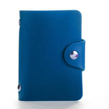 Fashion Pu Leather Function 24 Bits Card Case Business Card Holder Men Women Credit Passport Card