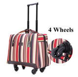 Trolley Bag With Wheels Carry On Luggage Bag On Wheels Rolling Luggage Bag Travel Boarding Bag