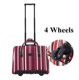 Trolley Bag With Wheels Carry On Luggage Bag On Wheels Rolling Luggage Bag Travel Boarding Bag
