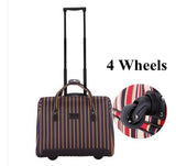 Trolley Bag With Wheels Carry On Luggage Bag On Wheels Rolling Luggage Bag Travel Boarding Bag
