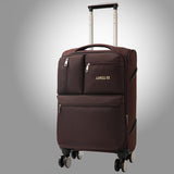 Letrend Men Business Oxford Rolling Luggage Spinner Wheel Suitcase Trolley 20 Inch Student Carry On