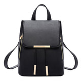Fashion Shoulder Bag Pu Leather Women Girls Ladies Backpack Travel Bag