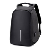 Anti-Theft Backpack With Usb Charge Port Concealed Zippers And Larger Volume Capacity Lightweight