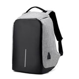 Anti-Theft Backpack With Usb Charge Port Concealed Zippers And Larger Volume Capacity Lightweight