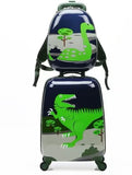 Letrend Cute Dinossauro Rolling Luggage Set Spinner Kids Trolley Children Suitcase Wheels 18 Inch