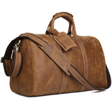 Tiding Leather Travel Bag Men Women Large Capacity Vintage Outlook Carry On Bag Luggage 3061
