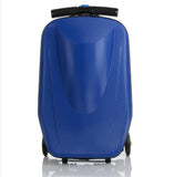 Child Scooter Luggage Suitcase With Wheels Skateboard Carry Ons Kids Luggage Travel Trolley Case