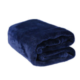 Gorgeous Flannel Fleece Blanket Cozy Couch Solid Color Bed Blanket