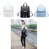 Fashion Shoulder Bag Pu Leather Women Girls Ladies Backpack Travel Bag
