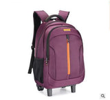 Men Travel Luggage Trolley Backpacks On Wheels Luggage Trolley Bags Women Business Mochilas On
