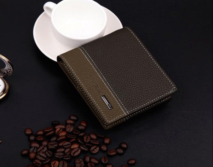Mens Leather Bifold Money Card Holder Wallet Coin Purse Clutch Pockets