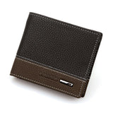 Mens Leather Bifold Money Card Holder Wallet Coin Purse Clutch Pockets