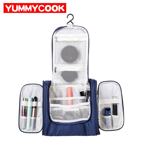 Women'S Men'S Cosmetic Bag Case Beauty Product Makeup Organizer Toiletry Travel Storage Box Tools