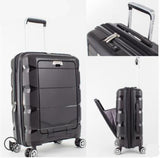 20Inch 24 Inch Computer Suitcase Rolling Luggage Hardside Spinner Trolley Bag Pp Material Travel