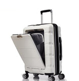 20Inch 24 Inch Computer Suitcase Rolling Luggage Hardside Spinner Trolley Bag Pp Material Travel
