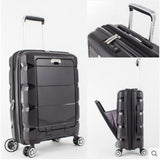 20Inch 24 Inch Computer Suitcase Rolling Luggage Hardside Spinner Trolley Bag Pp Material Travel