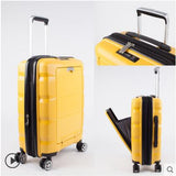 20Inch 24 Inch Computer Suitcase Rolling Luggage Hardside Spinner Trolley Bag Pp Material Travel