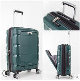 20Inch 24 Inch Computer Suitcase Rolling Luggage Hardside Spinner Trolley Bag Pp Material Travel